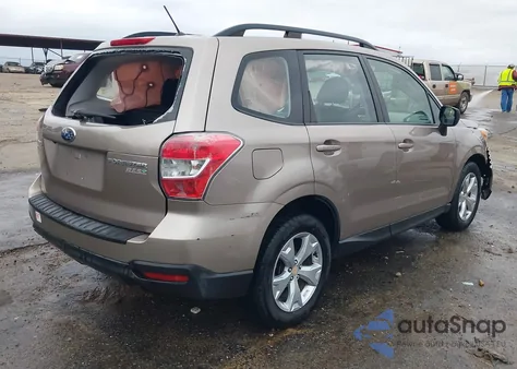2015 Subaru Forester 2.5I из США, поврежденный, VIN JF2SJABC0FH433378